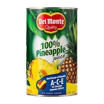 DEL MONTE U/S P/APPLE JUICE PO