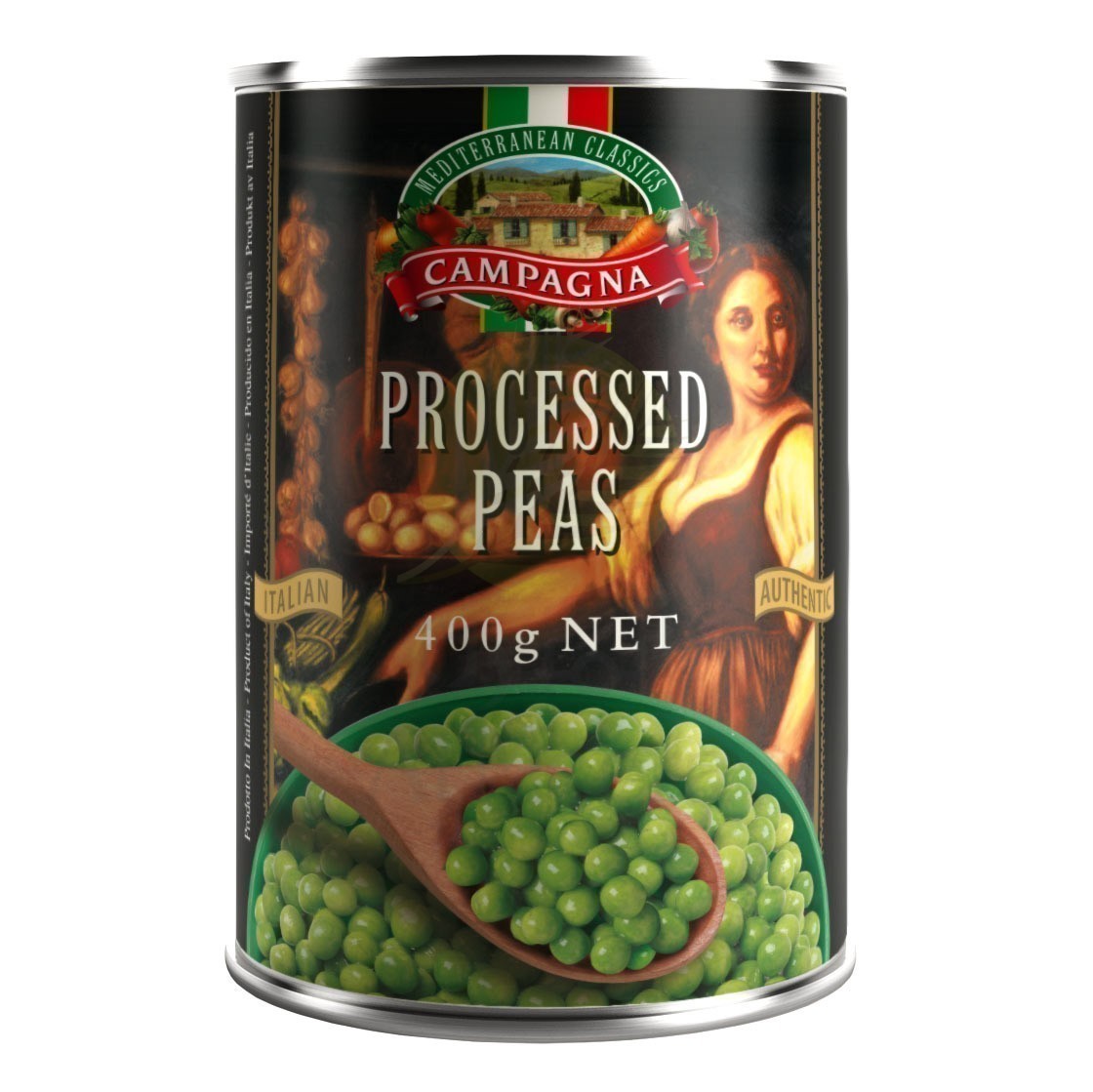Al Meera Consumer Goods (Q.P.S.C) > Canned Foods > CAMPAGNA GREEN PEAS 400G