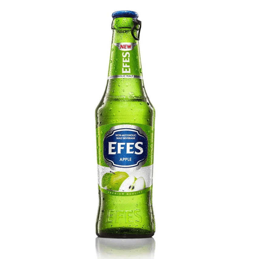 Al Meera Consumer Goods (Q.P.S.C) > Malt Beverages > EFES NON ALCHL BEER APPLE BTTLE 330M
