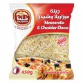 BALADNA Shredded Cheddar and Mozzarella Cheese 450g
