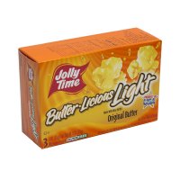 Jolly Time Butter.Licious Light Microwave Popcorn Butter Flavour 255g