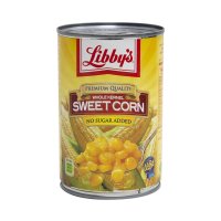 LIBBYS Whole Sweet Corn No Added Sugar Can 425g