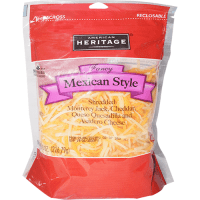 HERITAGE Shredded Cheese Fancy Mexican  227g