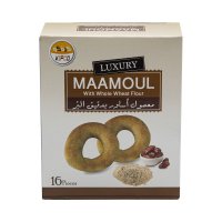 KIFCO Dates Filled Whole Wheat Flour Maamoul Rings 16pcsx20g