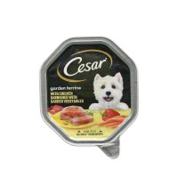 CESAR Garden Terrine Dog Food Tray Chicken & Garden Veg 150g
