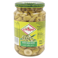 CRESPO Green Olives Slice 354g