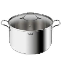 TEFAL SS STEWPOT 28CM + LID B8646404