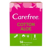 Johnson & Johnson's Carefree Cotton Aloe  56'S