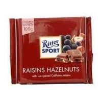 RITTER SPORT  Chocolate Raisin&Hazelnut 100g