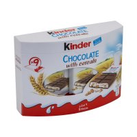 KINDER Chocolate Bar with Cereals 9pcsx23.5g