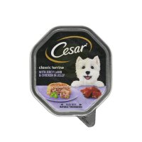 CESAR Classics Terrine Dog Food Tray Lamb & Chicken 150g
