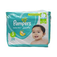 PAMPERS Baby Dry Diapers Size 5, 39pcs