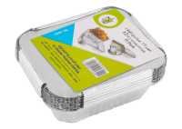 Al Dhahie Aluminum Containers with Lids 8342, 12 Pieces