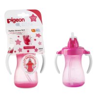 PIGEON Petite Straw Bottle Pink 150ml 26150