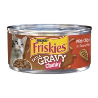 Purina Friskies Cat Food Extra Gravy Chunky Chicken 156G