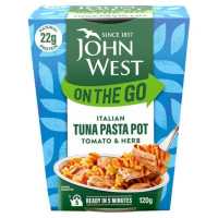 JOHN WEST OTG ITALN TUNA PASTA POT 120G