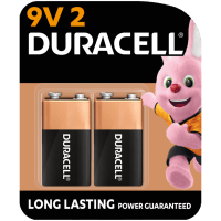 DURACELL BATTERY CB 9V 2BL MONET