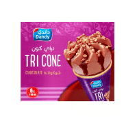DANDY Tri Cone Chocolate Ice Cream Pack 110mlx6pcs