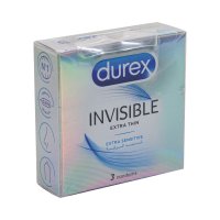 Durex Invisible Extra Thin Condoms 3pcs
