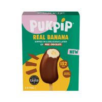 PUKPIP BANANA STICKS MILK CHOCOLATE 210G