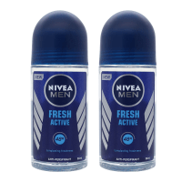 NIVEA MEN FRSH ACT DEO RO 50MLX2 @15%OFF