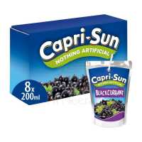 CAPRI-SUN JUICE BLACKCURRANT 200ML X 8
