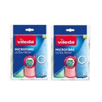 VILEDA FRESH MICROFIBRE CLOTH 3PCS X2