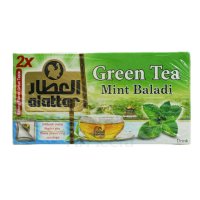 AL ATTAR Green Tea Mint Tea Bags 37.5g