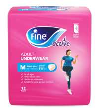 Fine Medium Adult Underwear Diapers 12S