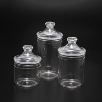 Acrylic Long Transparent Jar Small 02-711