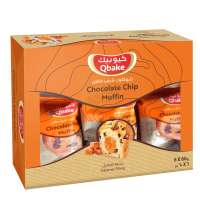 Qbake Chocolate Chip Muffin 360Gx6