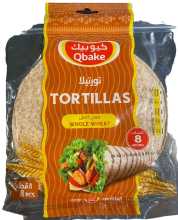QBAKE WHOLE WHEAT TORTILLA  360G