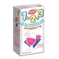 KDD Flavored Strawberry Milk 125ml x 6