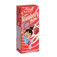 KDD Flavored Strawberry Milk Low Fat 180ml x 6
