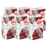 KDD Red Grape Juice 250ml x 6
