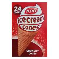 KDD ICE CREAM CONE CRUNCHY 24S 265G