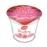 KDD Ice Cream Cup Strawberry 100ML