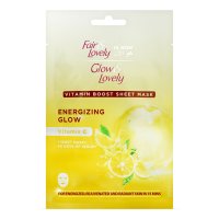 GLOW&LOVELY Face Mask Energizing Glow Vitamin C Sheet 20g