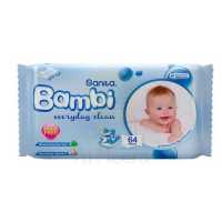 BAMBI Baby Wet Wipes Fresh & Clean 56's
