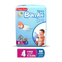 Sanita Bambi Baby Diapers Large Size 4,80pcs