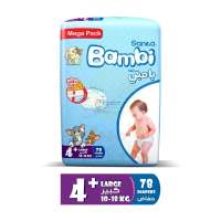 SANITA Bambi Baby Diapers Large Size 4,78pcs