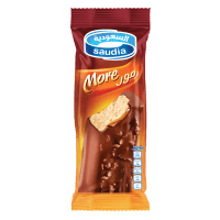 Saudia Ice Crm Choco Almond Bar 85Ml