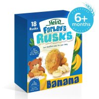 Heinz Farleys Rusks Banana Biscuits Flavour for baby 18pcs, 300g