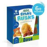 Heinz Farleys Rusks Date Biscuits Flavour for baby 18pcs, 300g