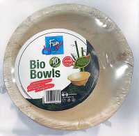 Fun Palm Organic Leaf Round Bowl 16Oz 10S