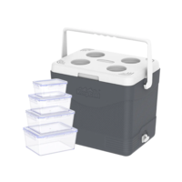 Cosmo Ice Box 24L+Food Cont 4Pcs Set