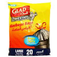 GLAD Garbage Bag Draw Large 110L 20's