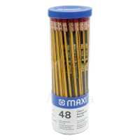 MAXI Classic Hexagonal Pencils Jar 48Pcs