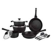 PRESTIGE ESS COOKWARE 11PCS SET BLK 0722
