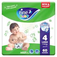 Fine Baby Diapermega Large 4 7-14Kg 60S